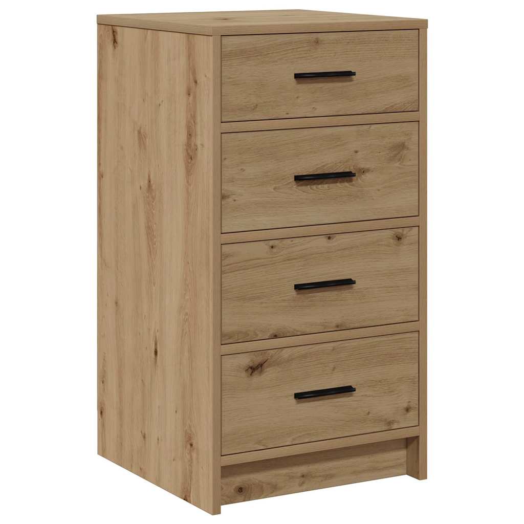 vidaXL Sideboard Artisan oak 40 x 41 x 75 cm Engineered Wood