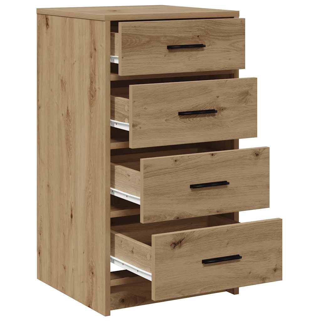 vidaXL Sideboard Artisan oak 40 x 41 x 75 cm Engineered Wood