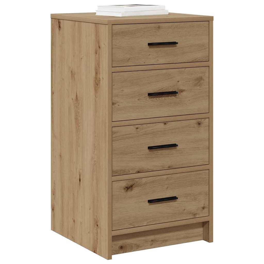 vidaXL Sideboard Artisan oak 40 x 41 x 75 cm Engineered Wood