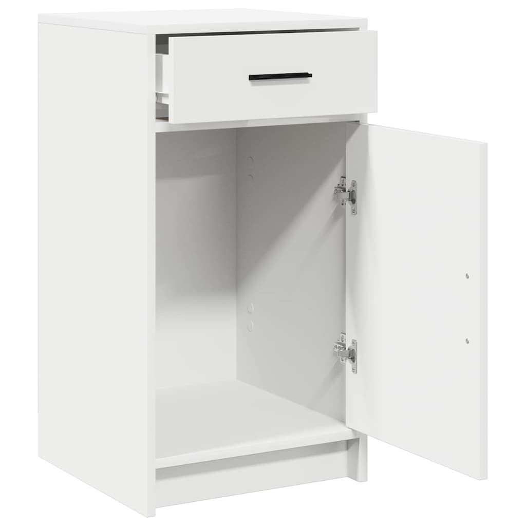 vidaXL Sideboard with Drawer White 40 x 40.5 x 75 cm Engineered wood