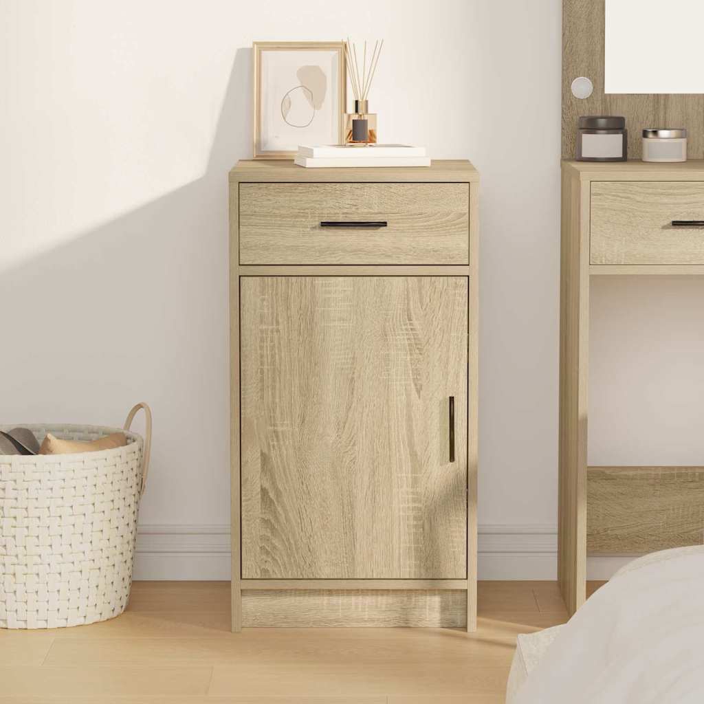 vidaXL Sideboard Sonoma Oak 40 x 40.5 x 75 cm Engineered wood