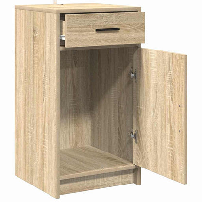 vidaXL Sideboard Sonoma Oak 40 x 40.5 x 75 cm Engineered wood