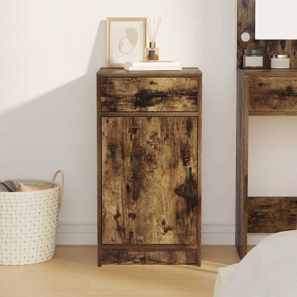 vidaXL Sideboard Smoked Oak 40 x 40.5 x 75 cm Engineered wood