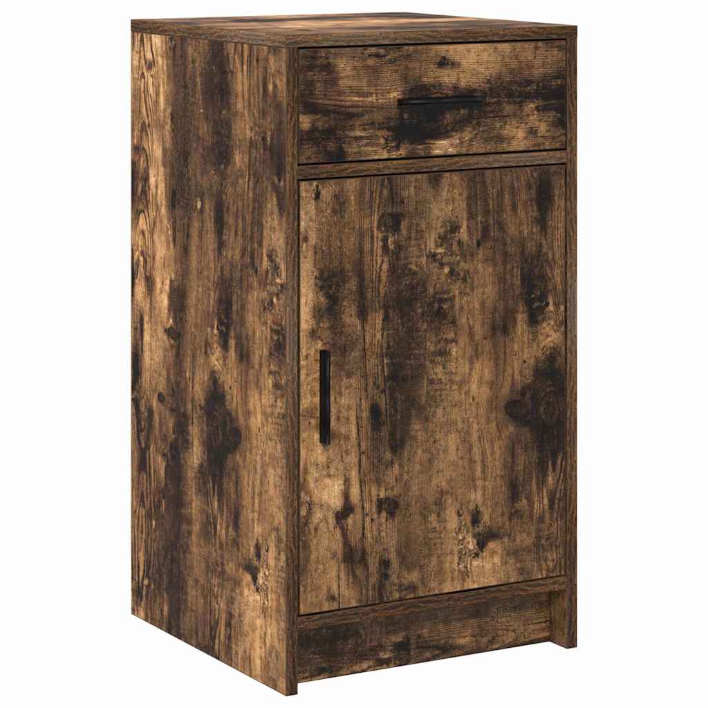 vidaXL Sideboard Smoked Oak 40 x 40.5 x 75 cm Engineered wood
