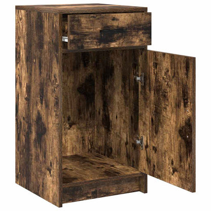 vidaXL Sideboard Smoked Oak 40 x 40.5 x 75 cm Engineered wood