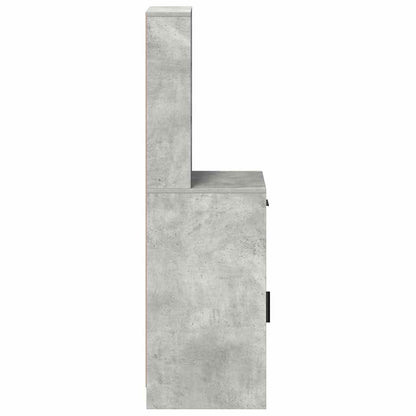 vidaXL Highboard Concrete Grey 40 x 40.5 x 135 cm Engineered Wood