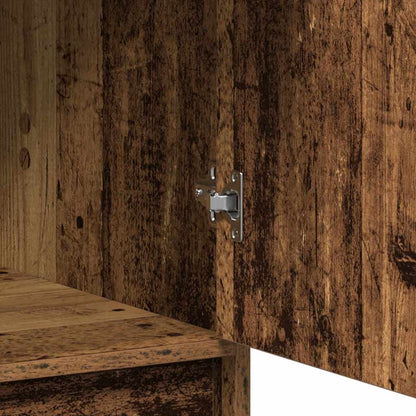 vidaXL Highboard Old Wood 40 x 40.5 x 135 cm Engineered Wood
