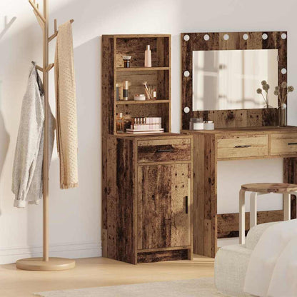 vidaXL Highboard Old Wood 40 x 40.5 x 135 cm Engineered Wood