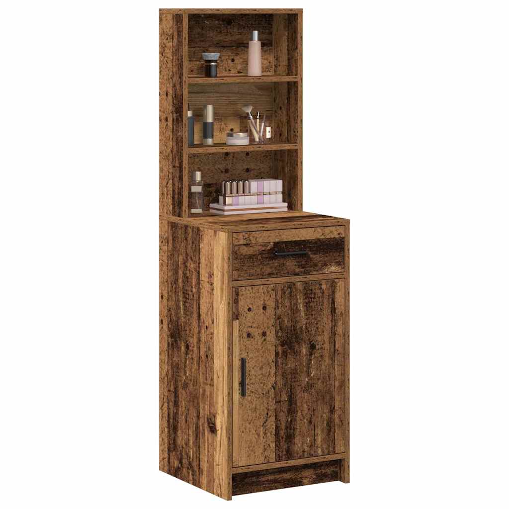 vidaXL Highboard Old Wood 40 x 40.5 x 135 cm Engineered Wood