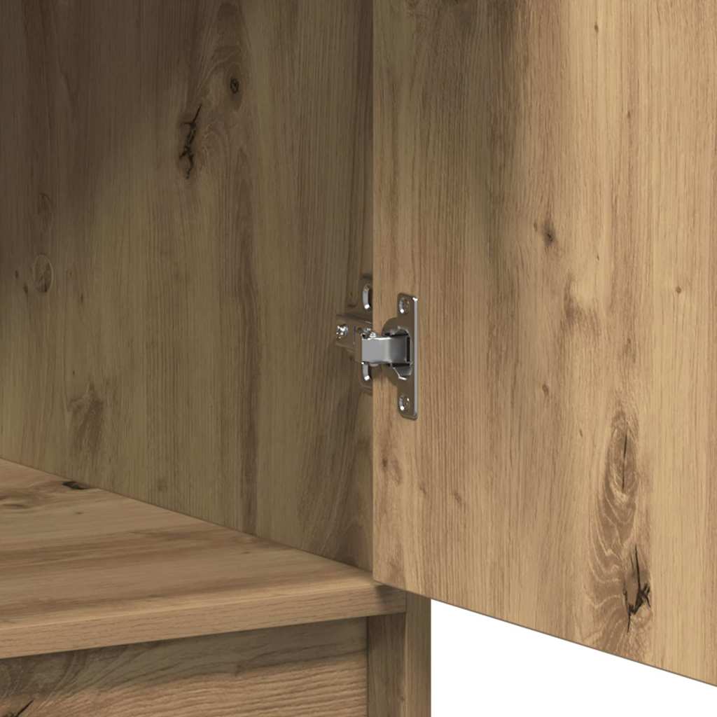 vidaXL Highboard Artisan Oak 41 x 40 x 135 cm Engineered Wood