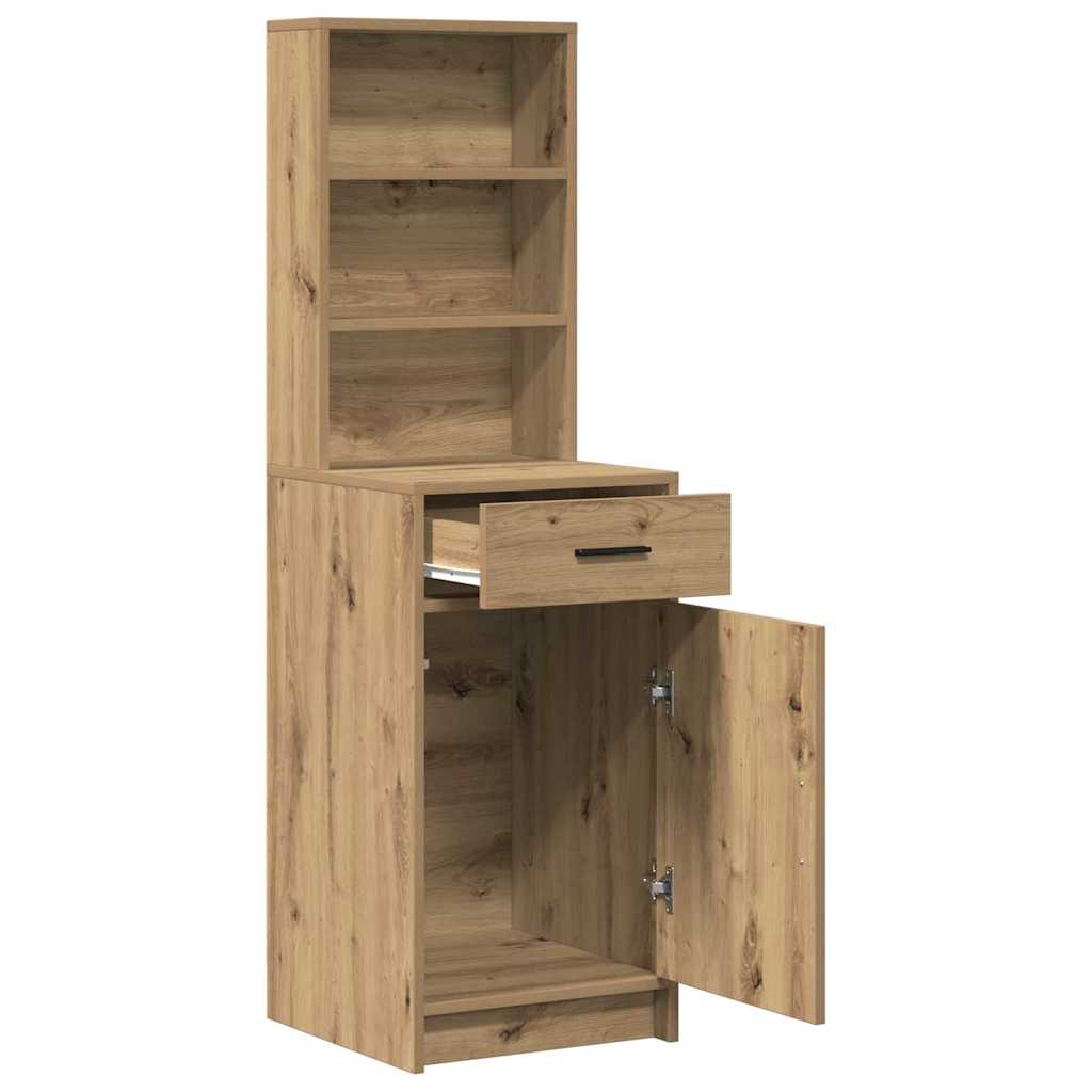 vidaXL Highboard Artisan Oak 41 x 40 x 135 cm Engineered Wood