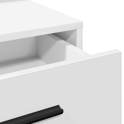 vidaXL Dressing Table White 79 x 41 x 135 cm Engineered Wood