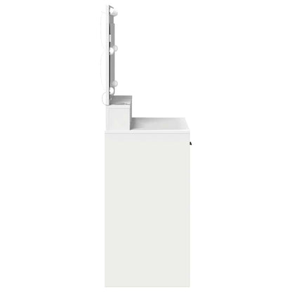 vidaXL Dressing Table White 79 x 41 x 135 cm Engineered Wood