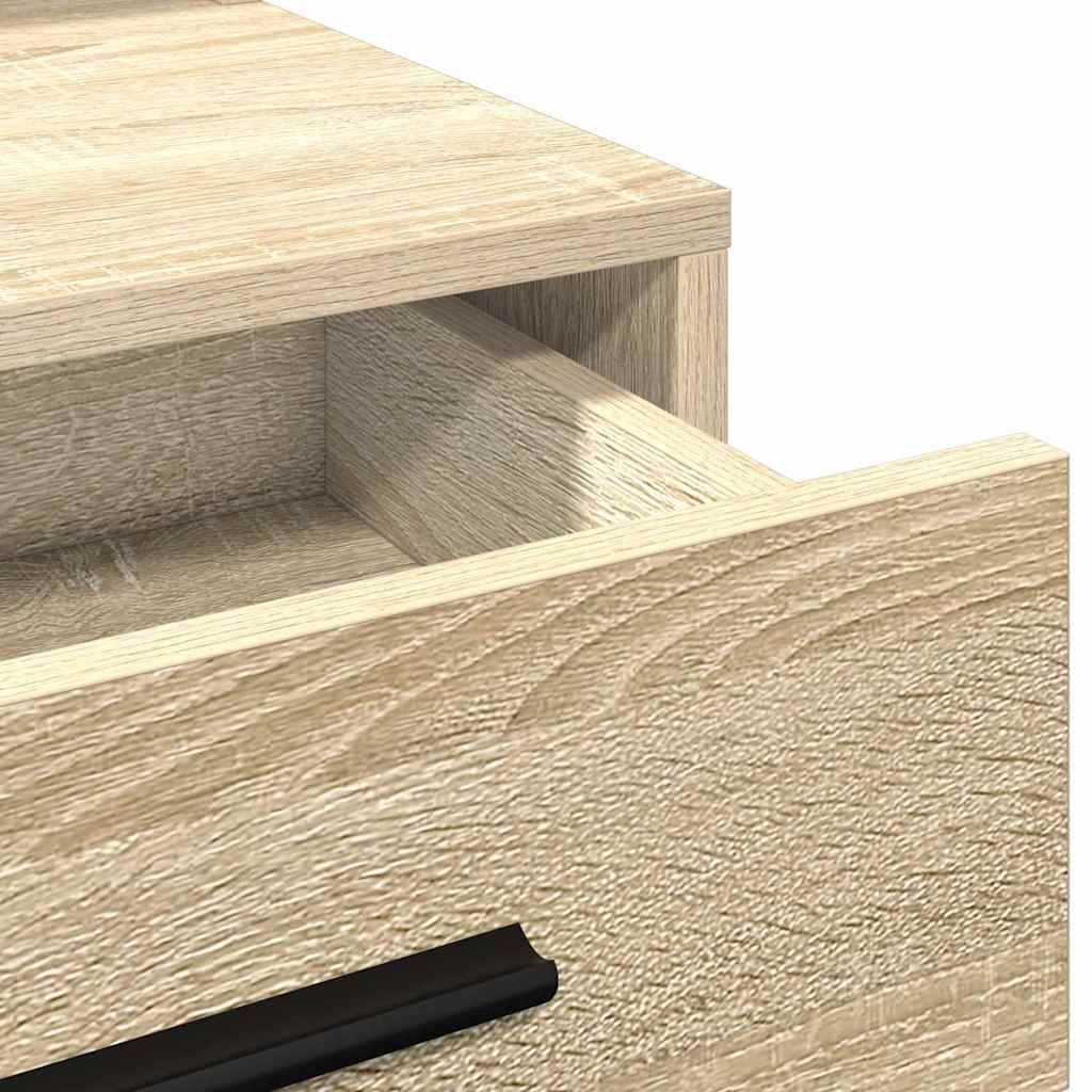vidaXL Dressing Table Sonoma Oak 79 x 41 x 135 cm Engineered Wood