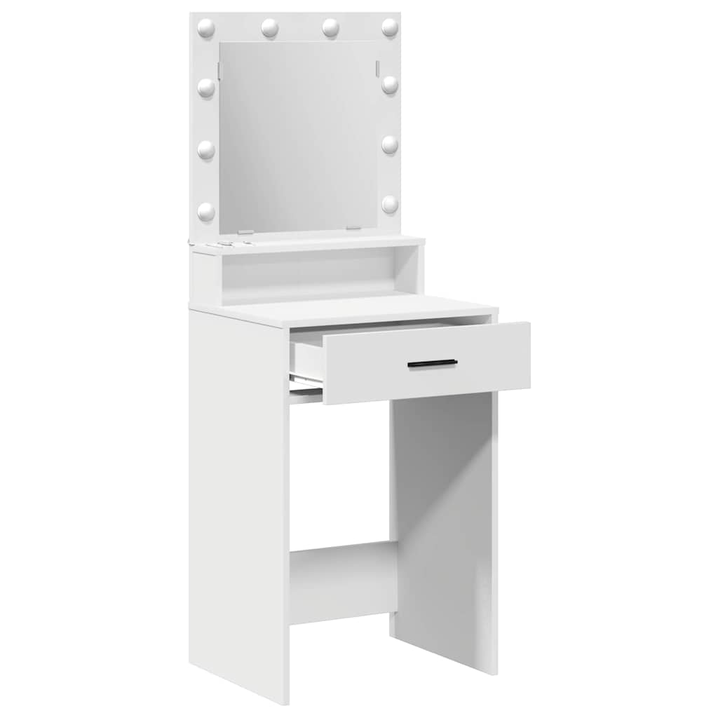 vidaXL Dressing Table White 50 x 41 x 135 cm Engineered Wood