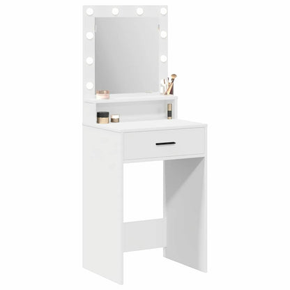 vidaXL Dressing Table White 50 x 41 x 135 cm Engineered Wood