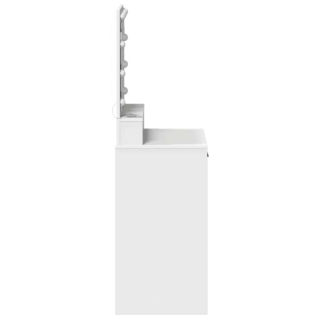 vidaXL Dressing Table White 50 x 41 x 135 cm Engineered Wood