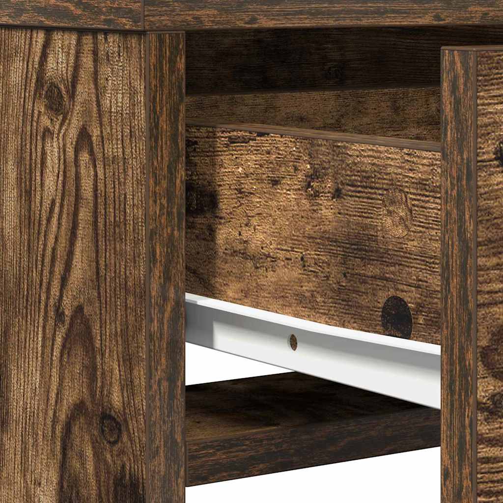 vidaXL Dressing Table Smoked Oak 50 x 41 x 135 cm Engineered Wood