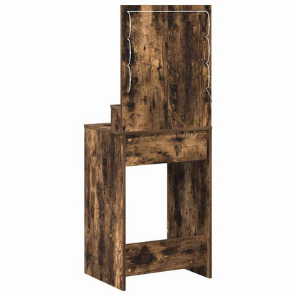 vidaXL Dressing Table Smoked Oak 50 x 41 x 135 cm Engineered Wood