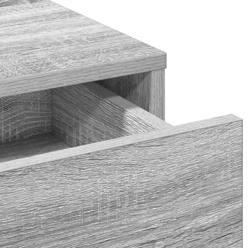 vidaXL Dressing Table Grey Sonoma 50 x 41 x 135 cm Engineered Wood