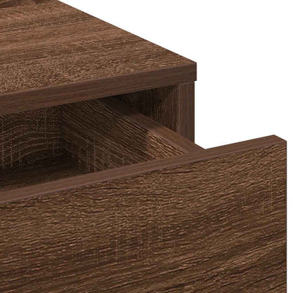 vidaXL Dressing Table Brown Oak 50 x 41 x 135 cm Engineered Wood