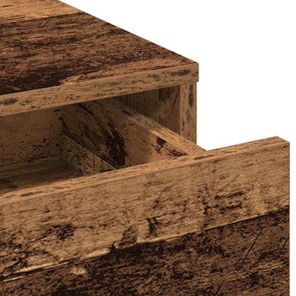 vidaXL Dressing Table Old Wood 50 x 41 x 135 cm Engineered Wood