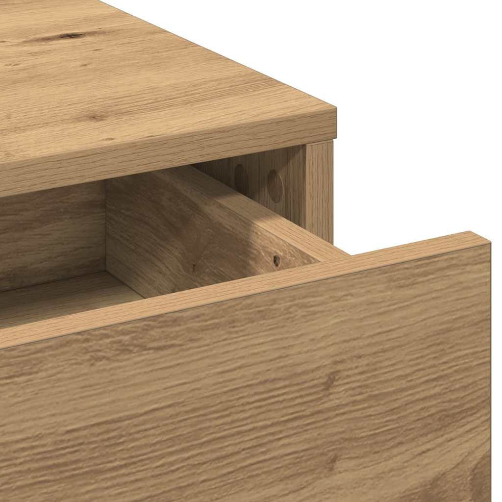 vidaXL Dressing Table Artisan Oak 50 x 41 x 135 cm Engineered Wood