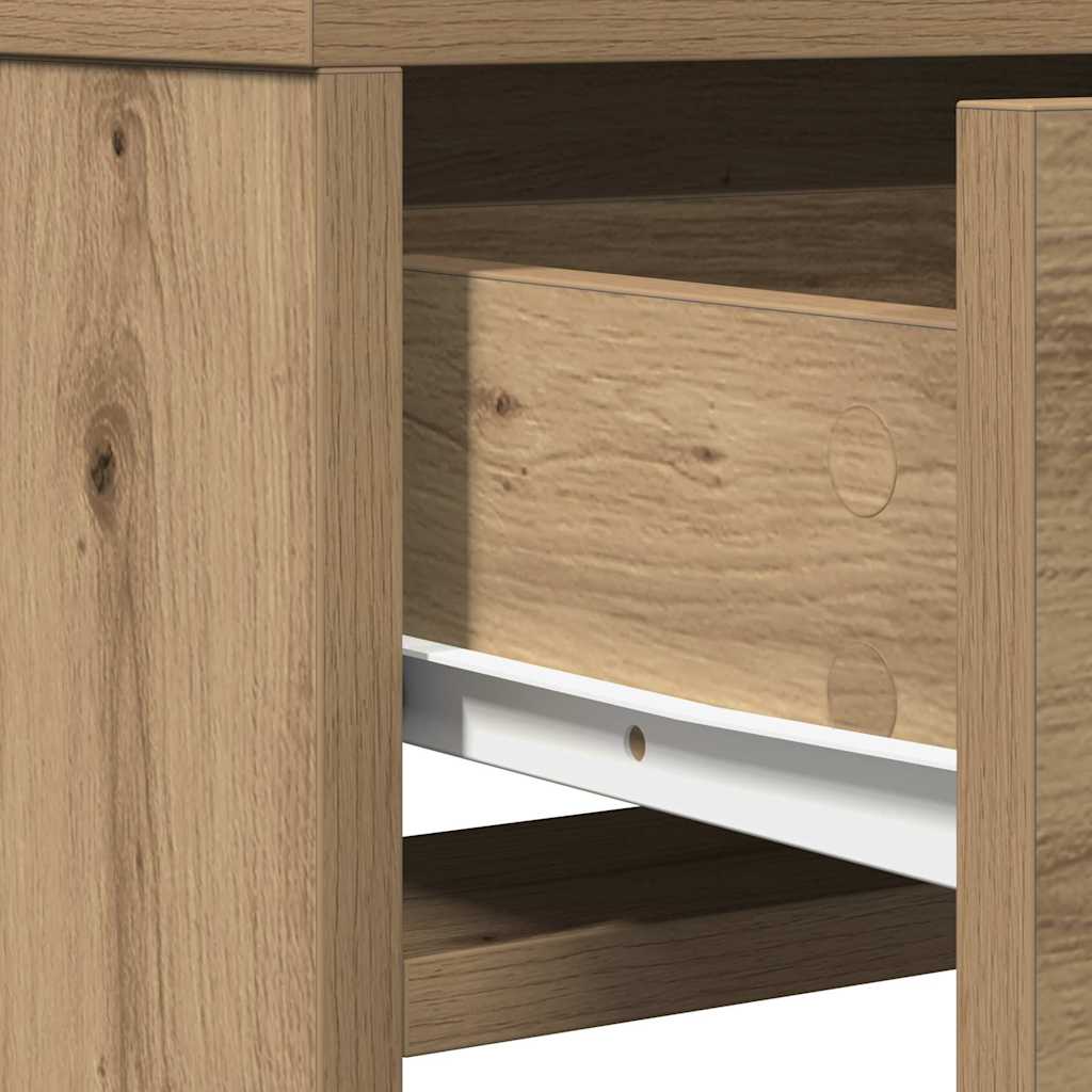 vidaXL Dressing Table Artisan Oak 50 x 41 x 135 cm Engineered Wood