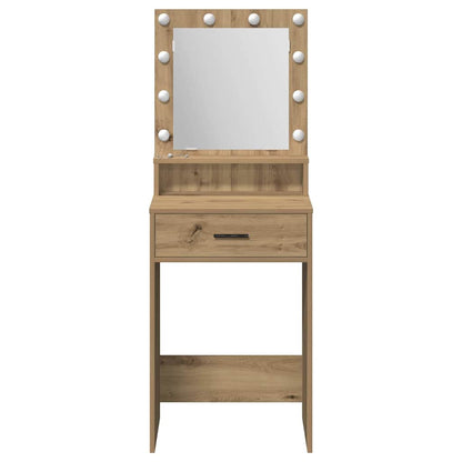 vidaXL Dressing Table Artisan Oak 50 x 41 x 135 cm Engineered Wood
