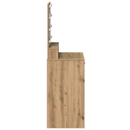 vidaXL Dressing Table Artisan Oak 50 x 41 x 135 cm Engineered Wood