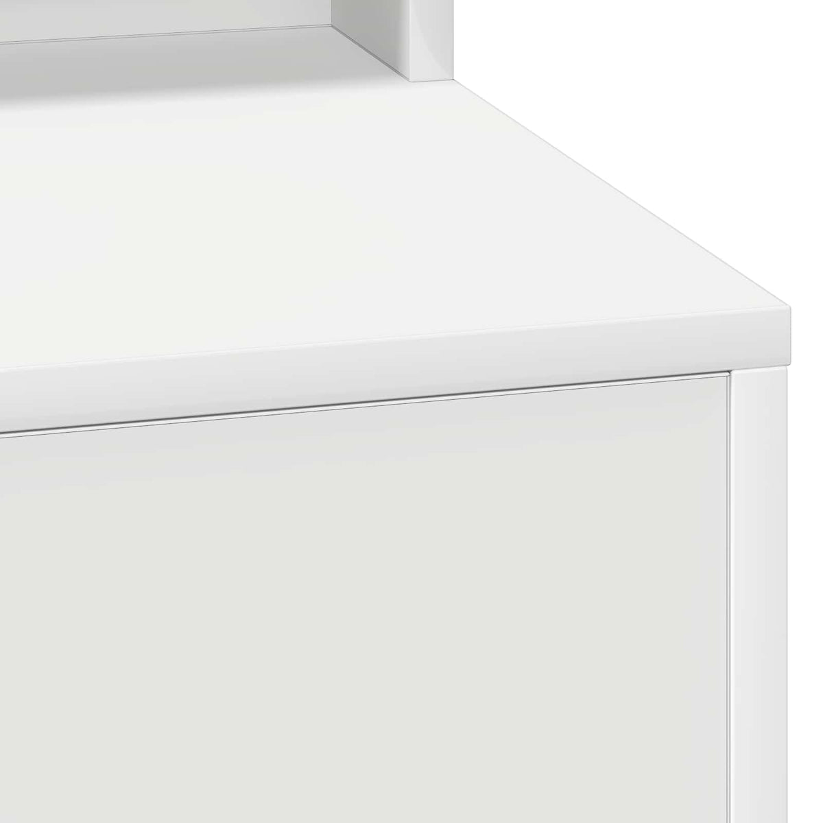 vidaXL Dressing Table White 78.5 x 41 x 135 cm Engineered Wood