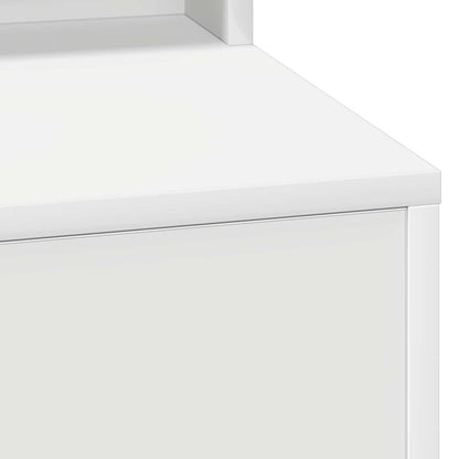 vidaXL Dressing Table White 78.5 x 41 x 135 cm Engineered Wood