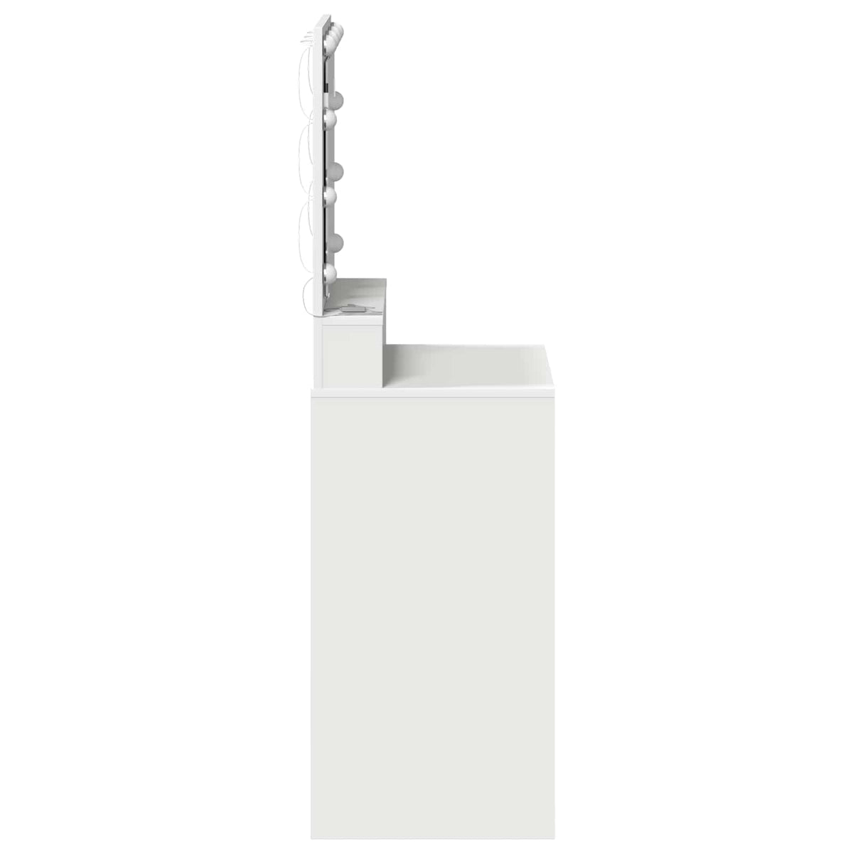 vidaXL Dressing Table White 50 x 41 x 135 cm Engineered Wood