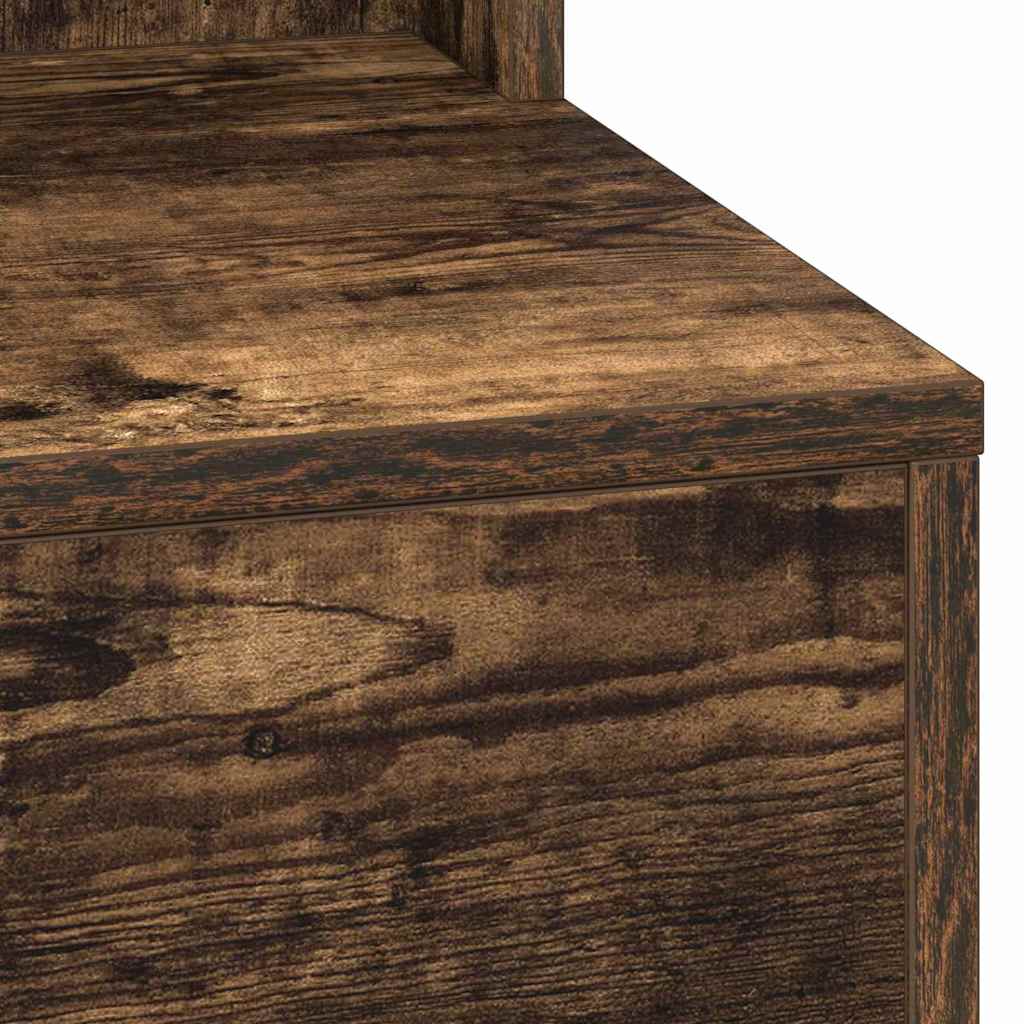 vidaXL Dressing Table Smoked Oak 50 x 41 x 135 cm Engineered Wood