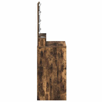 vidaXL Dressing Table Smoked Oak 50 x 41 x 135 cm Engineered Wood