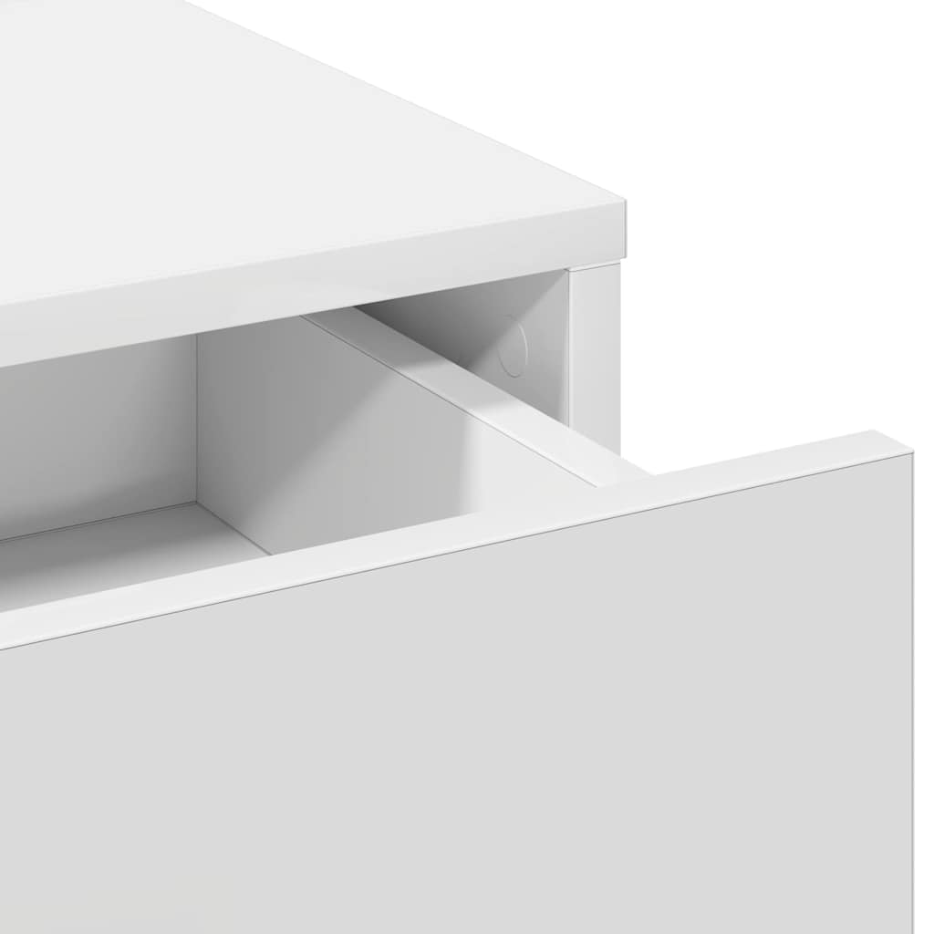 vidaXL Dressing Table White 50 x 41 x 140 cm Engineered Wood