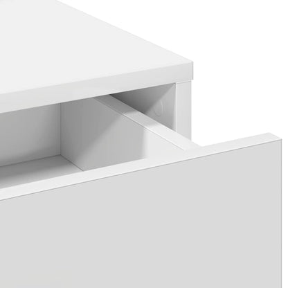 vidaXL Dressing Table White 50 x 41 x 140 cm Engineered Wood
