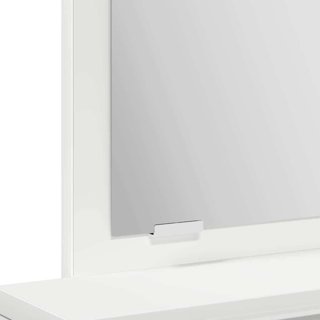 vidaXL Dressing Table White 50 x 41 x 140 cm Engineered Wood
