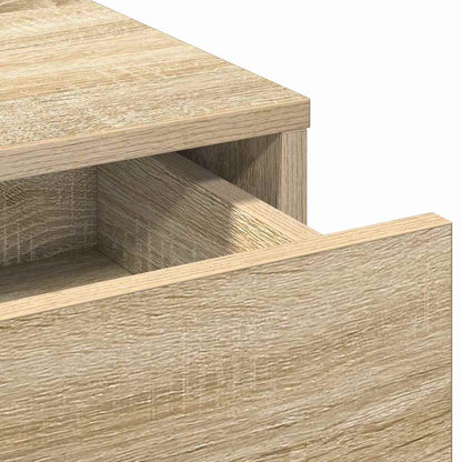 vidaXL Dressing Table Sonoma Oak 50 x 41 x 140 cm Engineered Wood
