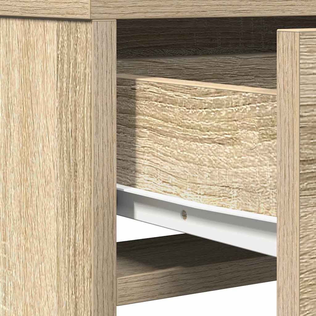 vidaXL Dressing Table Sonoma Oak 50 x 41 x 140 cm Engineered Wood