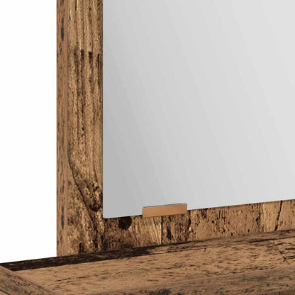 vidaXL Dressing Table Old Wood 50 x 41 x 140 cm Engineered Wood