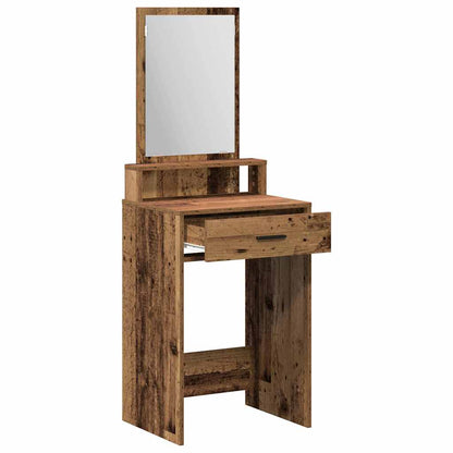 vidaXL Dressing Table Old Wood 50 x 41 x 140 cm Engineered Wood