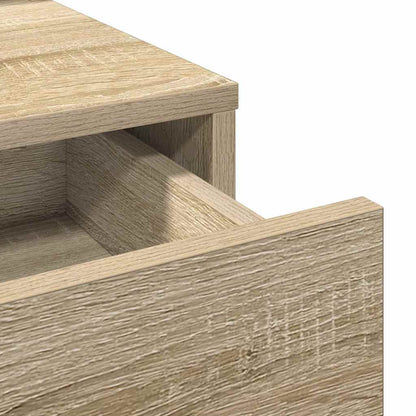 vidaXL Dressing Table Sonoma Oak 79 x 41 x 140 cm Engineered Wood