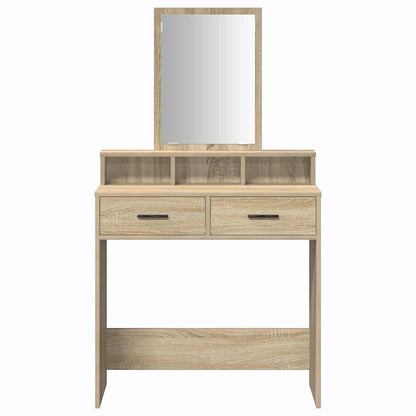vidaXL Dressing Table Sonoma Oak 79 x 41 x 140 cm Engineered Wood