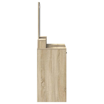 vidaXL Dressing Table Sonoma Oak 79 x 41 x 140 cm Engineered Wood
