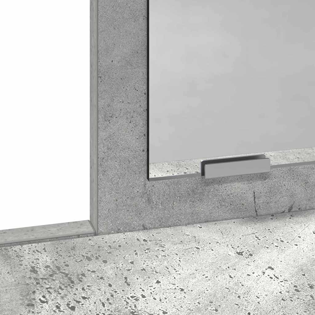 vidaXL Dressing Table Concrete Grey 79 x 41 x 140 cm Engineered Wood