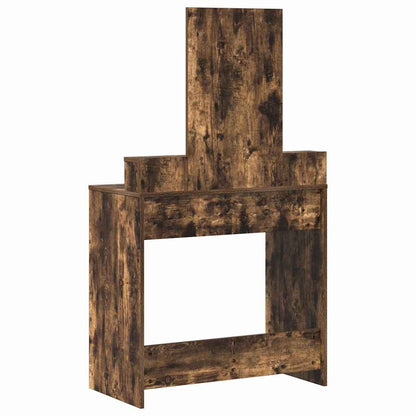 vidaXL Dressing Table Smoked Oak 79 x 41 x 140 cm Engineered Wood