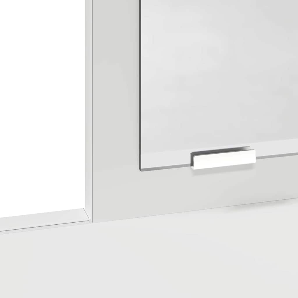 vidaXL Dressing Table White 100 x 41 x 140 cm Engineered Wood