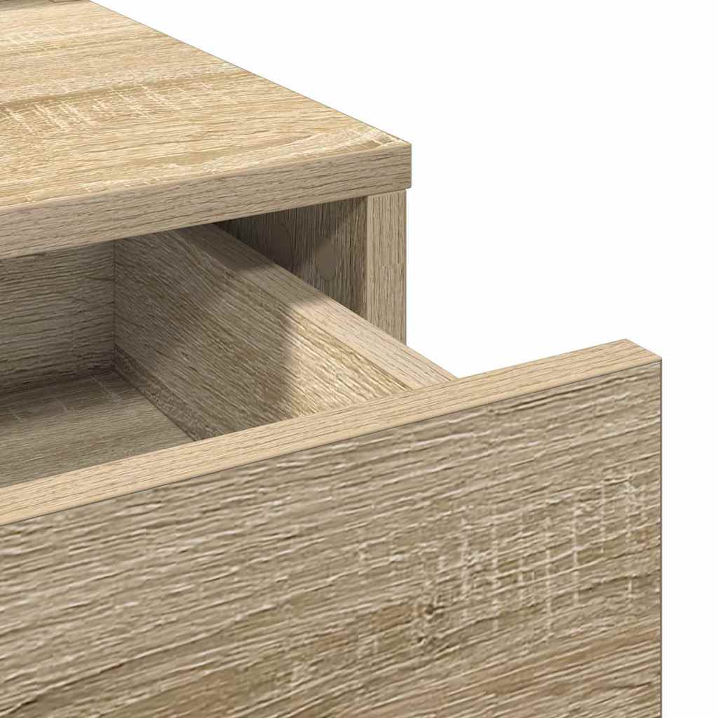 vidaXL Dressing Table Sonoma Oak 100 x 41 x 140 cm Engineered Wood