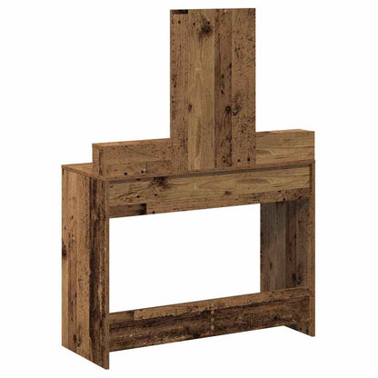 vidaXL Dressing Table Old Wood 100 x 41 x 140 cm Engineered Wood